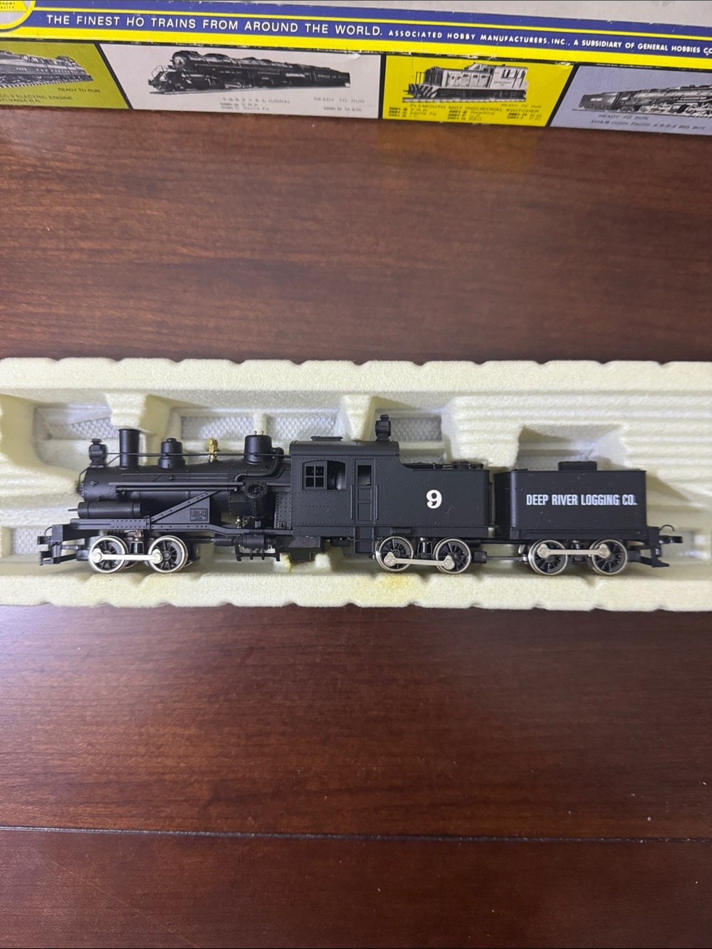 AHM Deep River Logging Co. Three Truck Heisler 5169-04 Steam Locomotive (New)